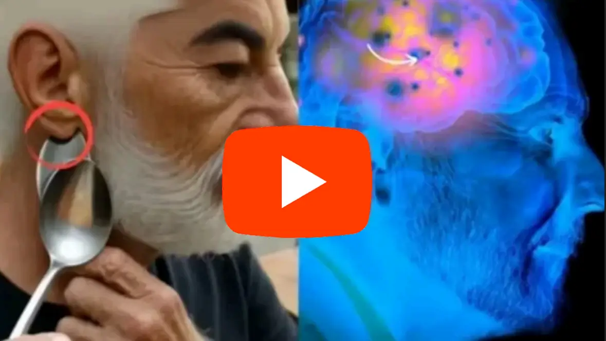 Hero image showing the 10-second tinnitus relief trick video